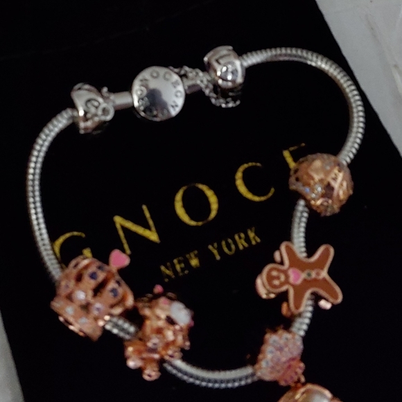 NWT GNOCE bracelet and 5 charms - Picture 6 of 15